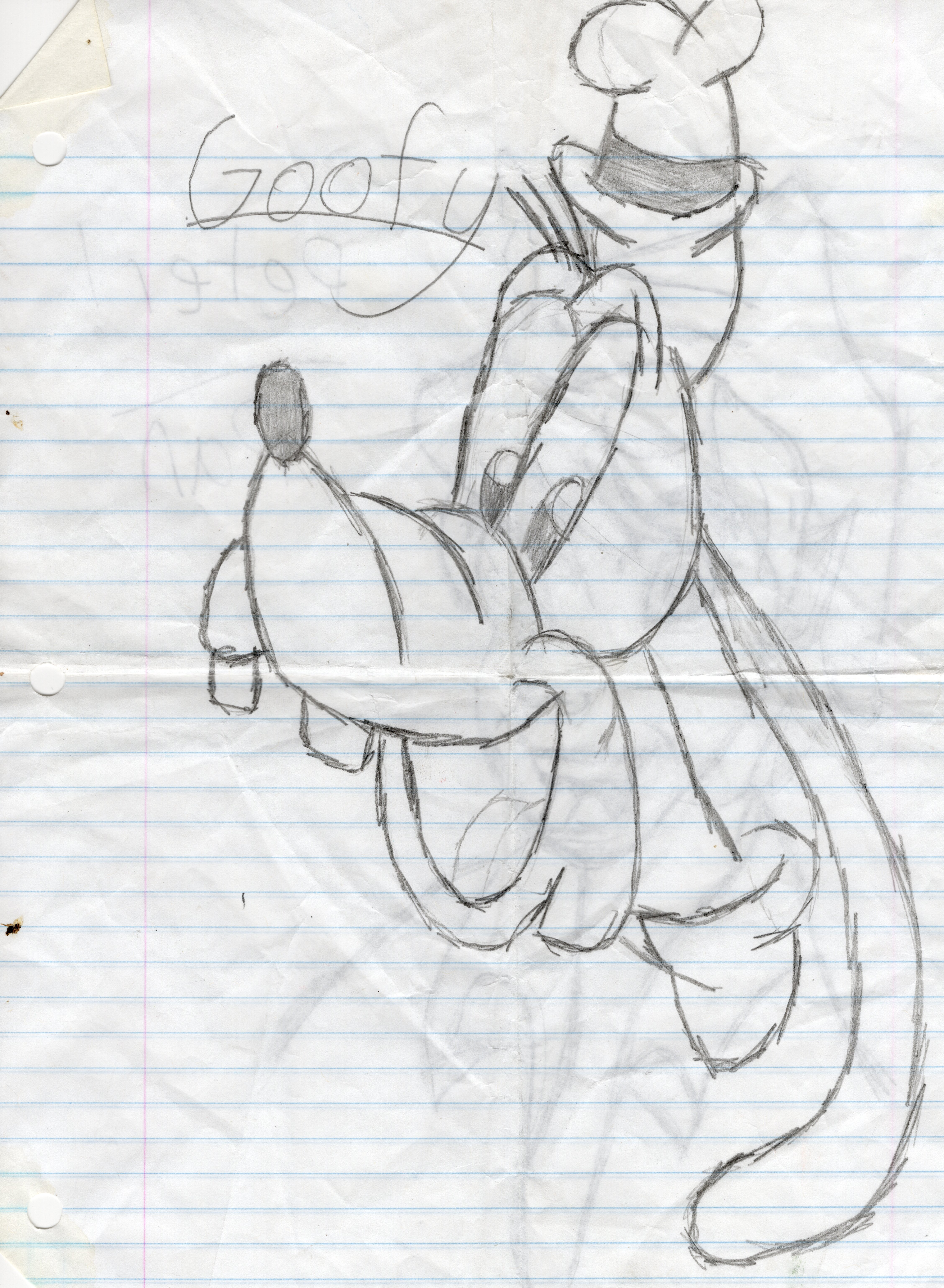 Goofy drawing