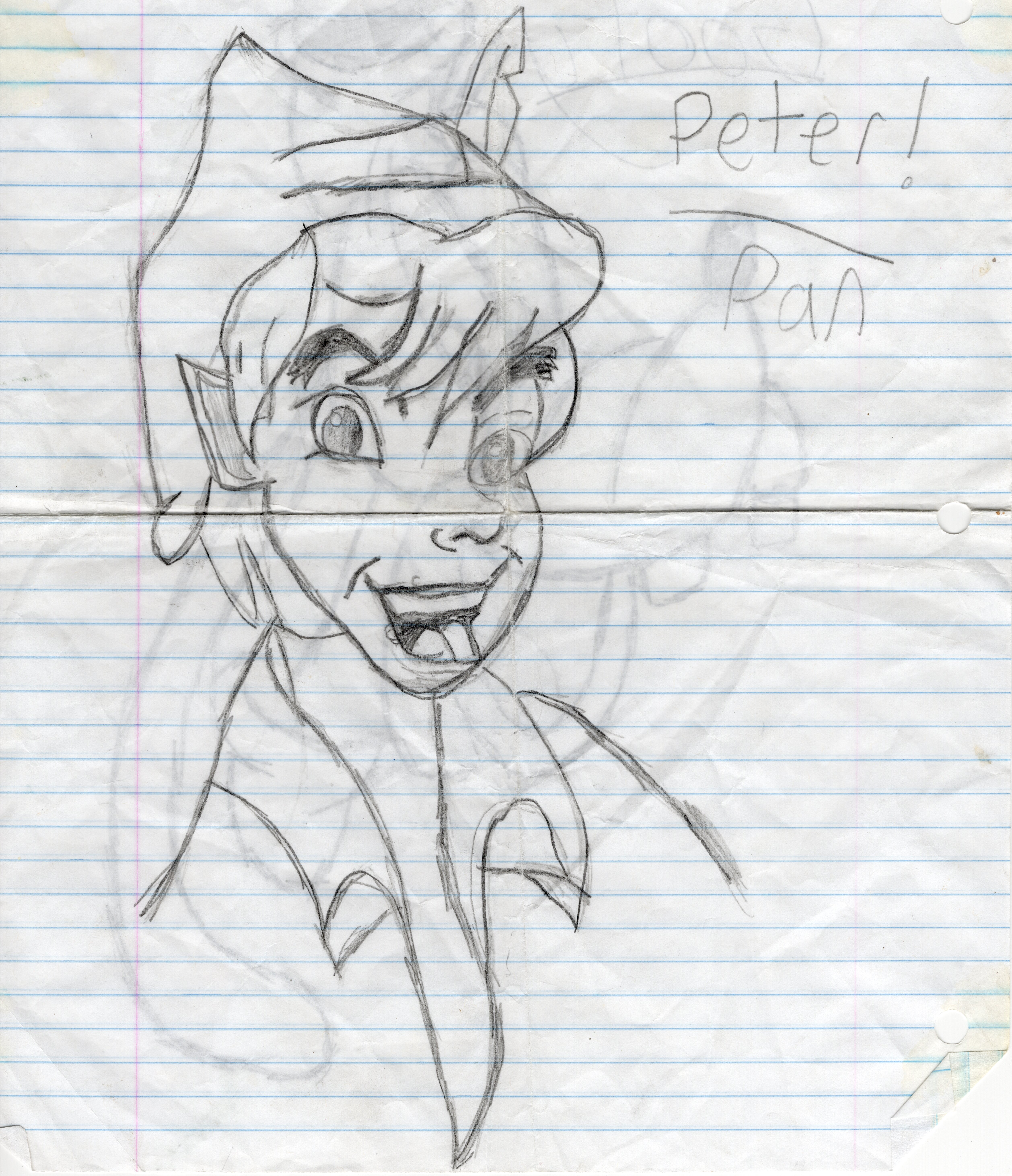 Peter Pan drawing